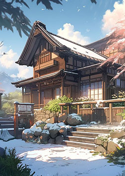 Japanese country house