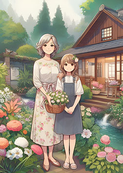 mother and daughter