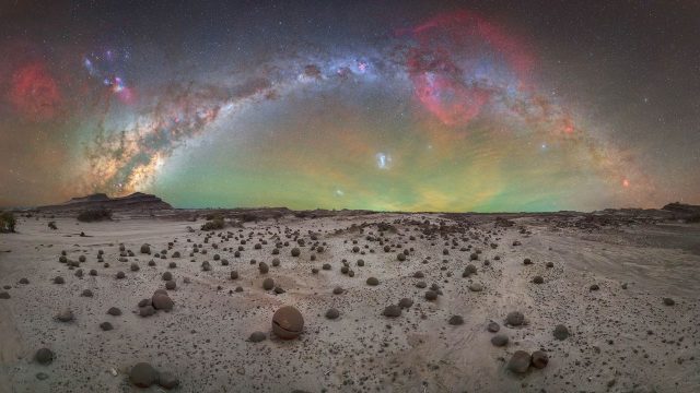 Stunning Nightscapes: The Milky Way Above Argentina's Geological Marvels