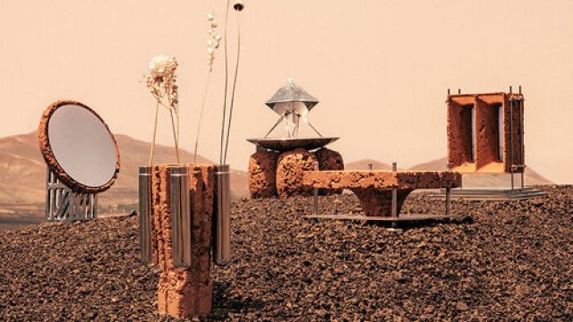 Mars-Inspired Wallpaper: A Journey Through Sustainable Design