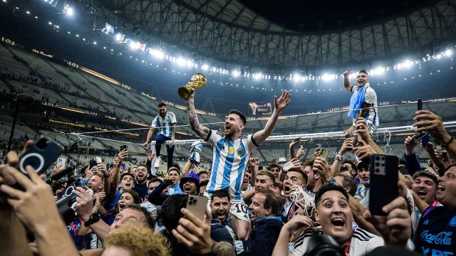 Iconic Moments: Messi's Triumph Captured in Stunning Detail