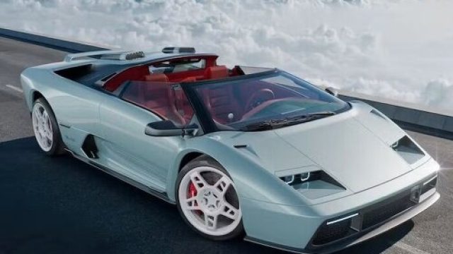 Unveiling the Elegance of the Lamborghini Diablo V12 Roadster