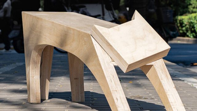 Creative Cat Bench: A Unique Blend of Art and Function