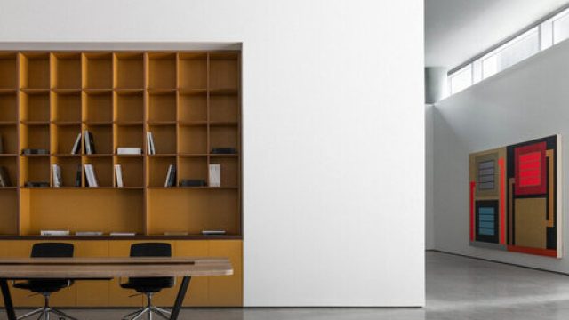 Photography: dubai gallery pairs open white exhibition halls with a concealed, b