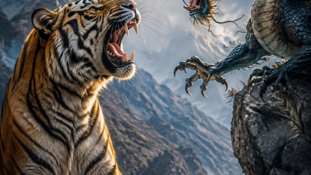 Experience the Majesty of Nature: Dragon and Tiger Wallpapers | trik menang gates of olympus, play f