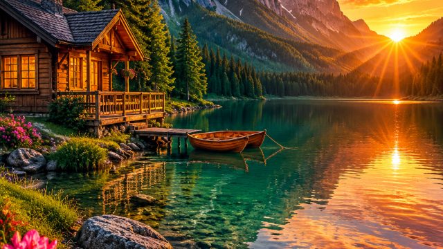 Nature's Serenity: Unveiling Tranquil Landscapes for Your Screens
