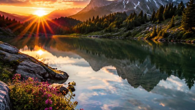Captivating Serenity: Nature-Inspired Wallpaper for Your Screen