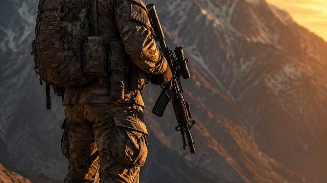 Timeless Military Heritage: Capturing Valor in Colorful Prints