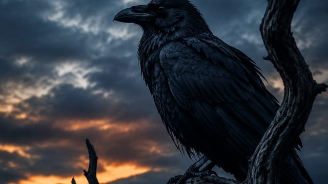 Embracing Darkness: The Allure of Black Bird Imagery