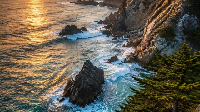 Embrace Tranquility with Coastal Beauty Wallpapers