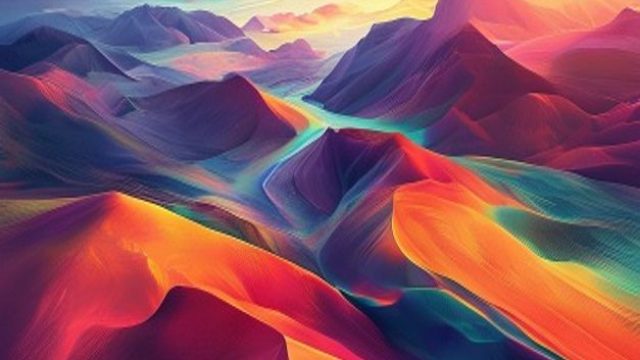 Captivating Abstract Landscapes for Your Screen