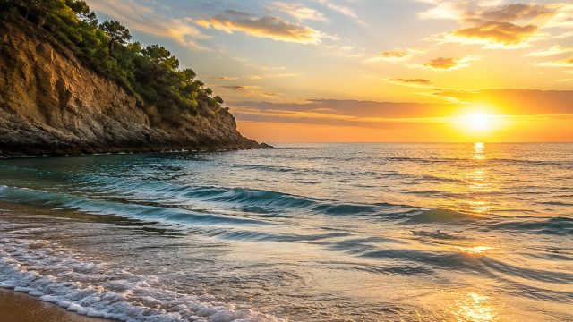 Exploring Serene Beachscapes: Perfect Wallpaper Choices