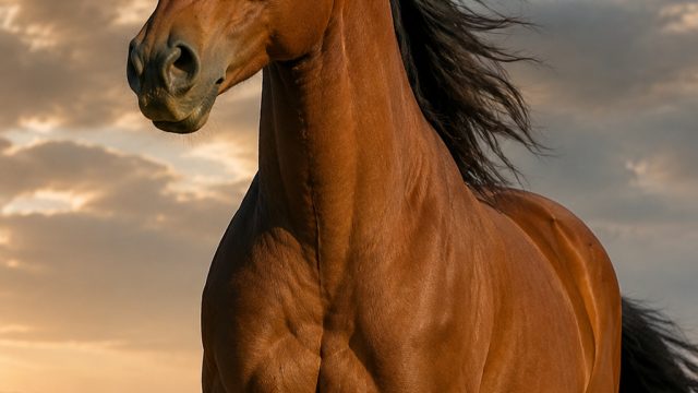 Majestic Brown Horse Cutout: Perfect for Your Western Decor