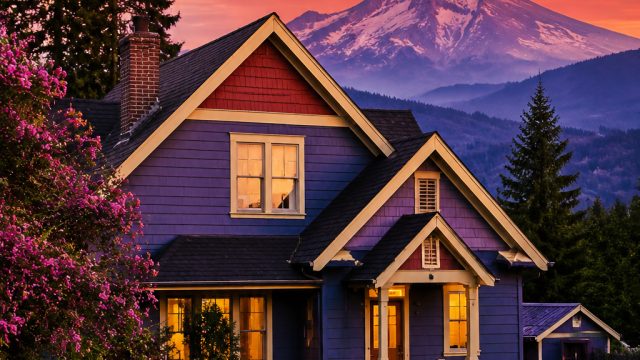 Vibrant Oregon Charm: A Colorful Home for Your Screen