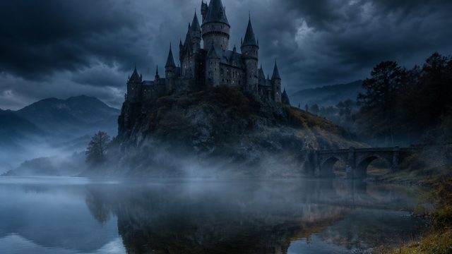 Eerie Atmosphere of Haunting Landscapes: Perfect for Your Screen