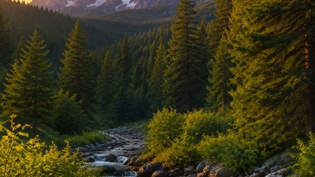 Embrace Nature's Serenity: Wooded Landscapes for Your Screens