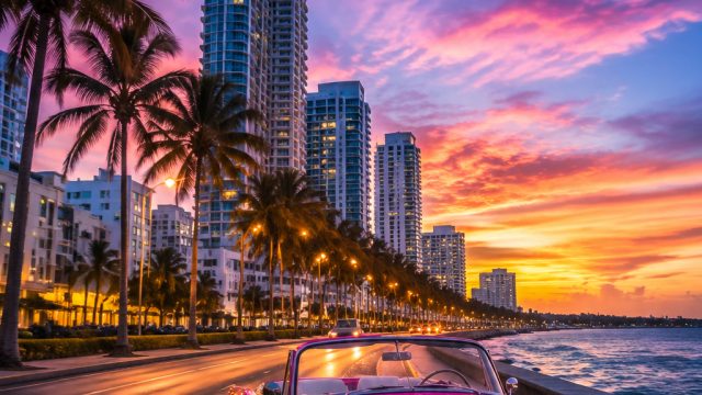 Chic Miami Vibes: Captivating Wallpapers for Your Screens