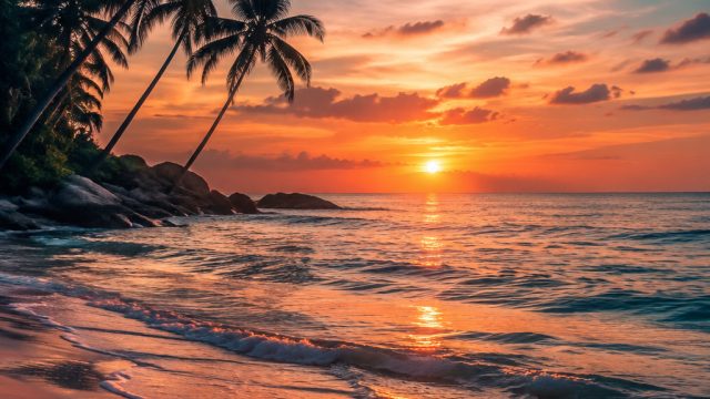 Embrace Dreamy Escapes with Striking Beach Wallpaper Designs
