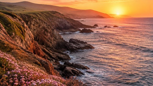 Captivating Coastal Landscapes: An Aesthetic Wallpaper Journey