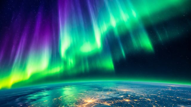 Breathtaking Aurora: A Cosmic Dance from Space