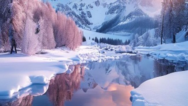Captivating Snowy Landscapes: Nature's Frozen Beauty