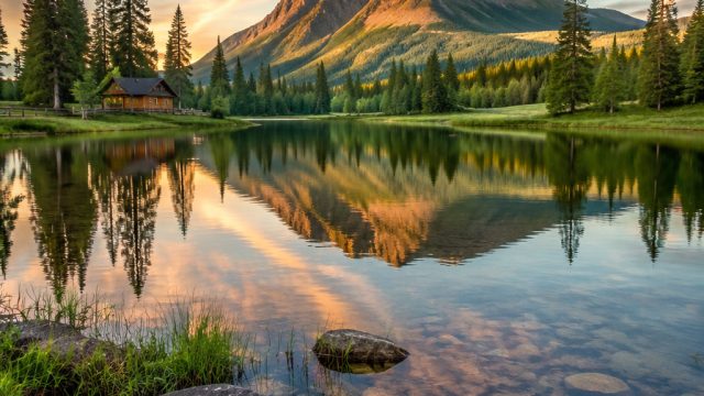 Discover Tranquility: Lakeside Beauty for Your Screens