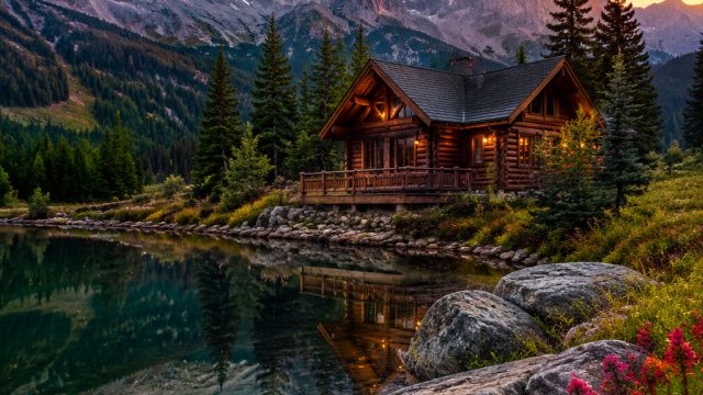 Vibrant Mountain Retreat: A Harmonious Blend of Styles
