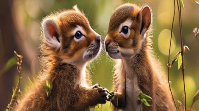 Embrace Nature's Wonders: Baby Animals in Their Habitat