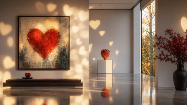 Exploring the Fusion of Love and Art in Modern Wallpapers