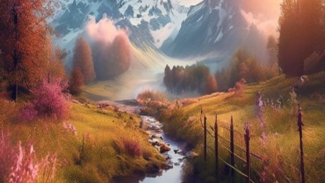 Exploring Enchanting Digital Landscapes: A Wallpaper Experience