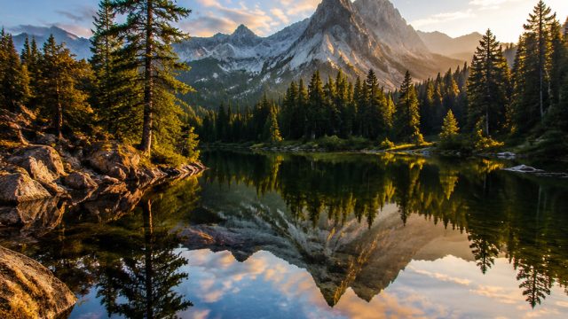 Serene Nature Scenery: Perfect Wallpaper for Your Digital Device