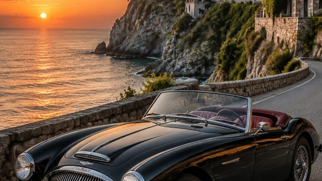 Timeless Elegance: Vintage Cars in Scenic Settings