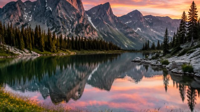 Nature's Serenity: Capturing Tranquility in Wallpaper Form