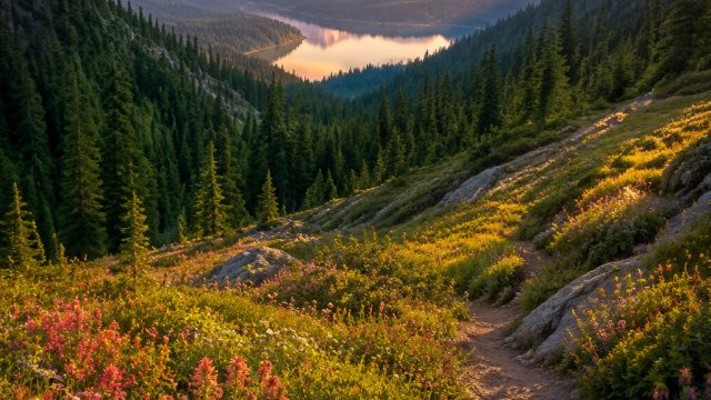 Embrace Nature's Splendor: Serene Landscape Wallpapers