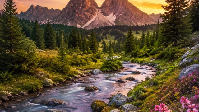 Exploring Stunning Landscapes: The Perfect Background for Your Screens