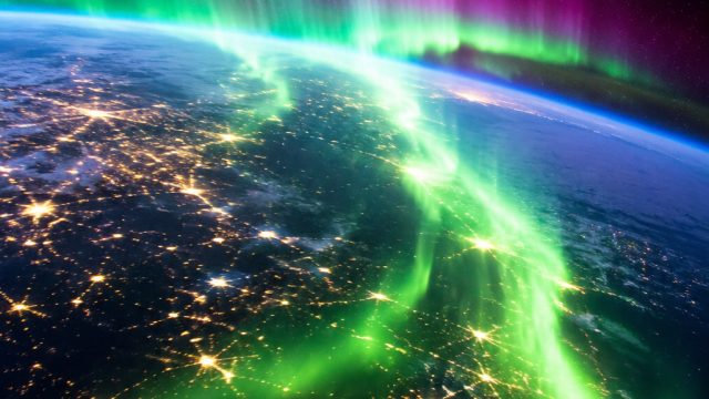 Captivating Aurora Views: Northern Lights from Outer Space