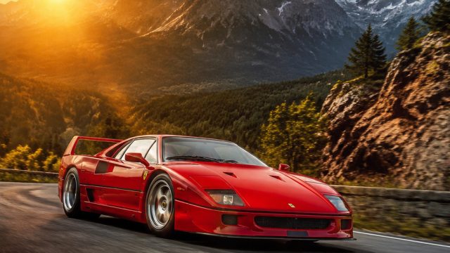 Dynamic Automotive Art: The Ferrari F40 Experience