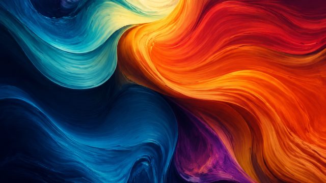 Explore the Vibrancy of Modern Abstract Wallpaper Designs
