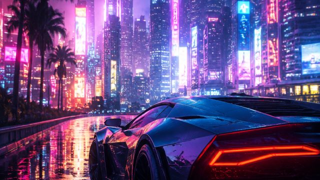 Vibrant Neon Bliss: The Ultimate Wallpaper Experience