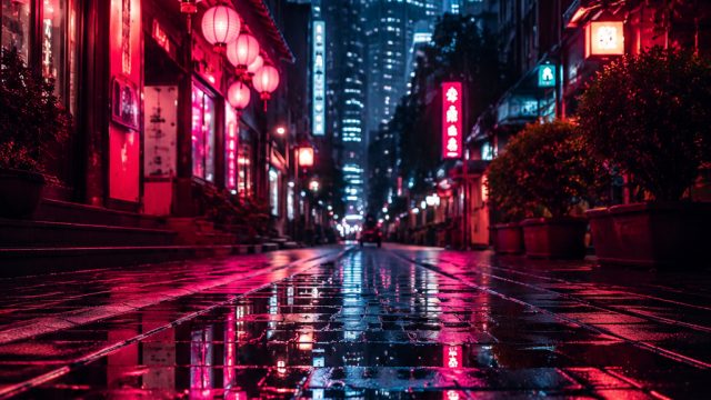Exploring Vibrant Neon Dreams: A Modern Wallpaper Experience