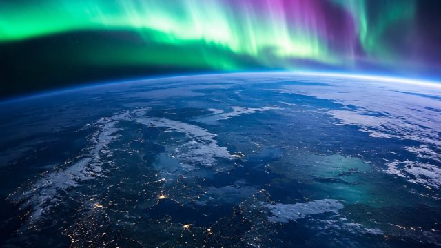 Celestial Wonders: The Aurora Borealis Captured from Space | jagoan slot88, ionwin777, arti saufa, beautiful, scenery, pictures
