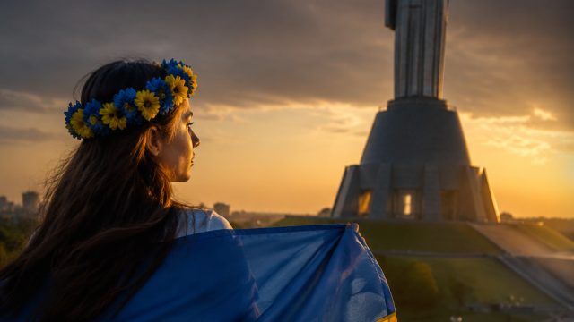 Striking Freedom-Themed Photo Art Near Kyiv’s Iconic Monument | jago bet99, livery bussid sempati star double decker, yesterday, link slot to, thundering buffalo slots real money